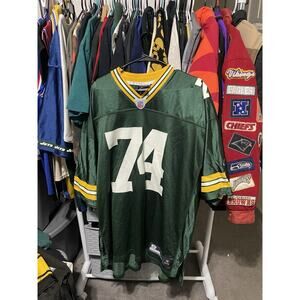 Size 2XL- VTG Aaron Kampman Reebok Green Bay Packers #74 NFL Jersey Adult